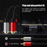 Cable 2RCA Macho a 2RCA Macho Audio y Video 3 Pies