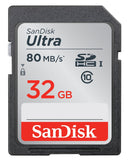 Memoria SanDisk Ultra 32GB Clase 10 SDHC UHS-I 80mb/s