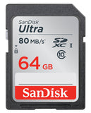 Memoria SanDisk Ultra 64GB Clase 10 SDXC UHS-I 80mb/s