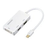 Adaptador Mini Display Port (Thunderbolt) a DVI + VGA + HDMI