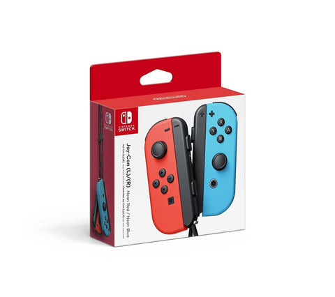 Nintendo Joy-Con (I/D) - Rojo neón/Azul neón