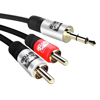 Cable Audio AUX 3.5 mm a RCA 6 Pies