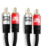 Cable 2RCA Macho a 2RCA Macho Audio y Video 6 Pies