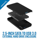 Caja Para Disco Duro 2.5" Sata USB 3.0 Sabrent
