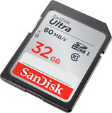 Memoria SanDisk Ultra 32GB Clase 10 SDHC UHS-I 80mb/s