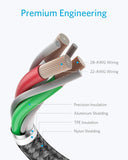 Anker Cable Lightning de Nylon premium de 6 pies