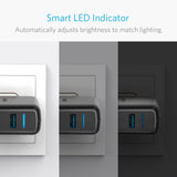 Cargador de pared Anker Quick Charge 3.0 39W Dual