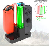 Base de carga FastSnail compatible con Nintendo Switch para Joy Con