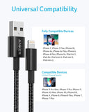 Anker Cable Lightning de Nylon premium de 6 pies