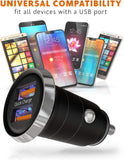 Cargador de carro Quick Charge 4.0 Dual USB 5A / 30W