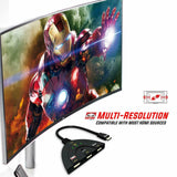 Adaptador Splitter Switcher HUB HDMI 2.0 X 3 puertos, 4k, 1080p